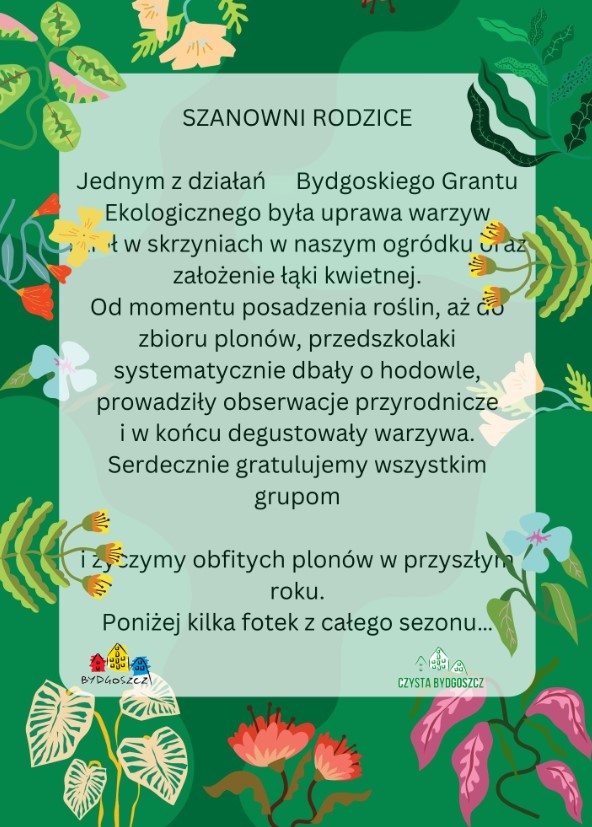 Bydgoski Grant Ekologiczny w Polance