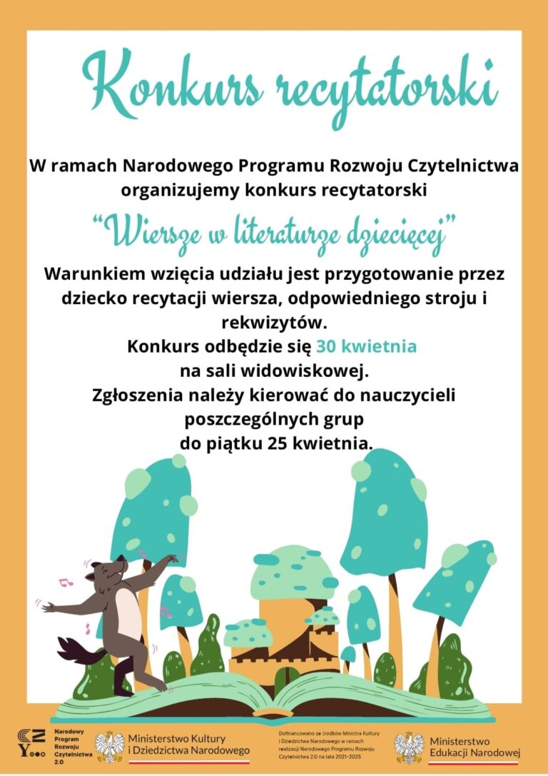 Konkurs recytatorski.