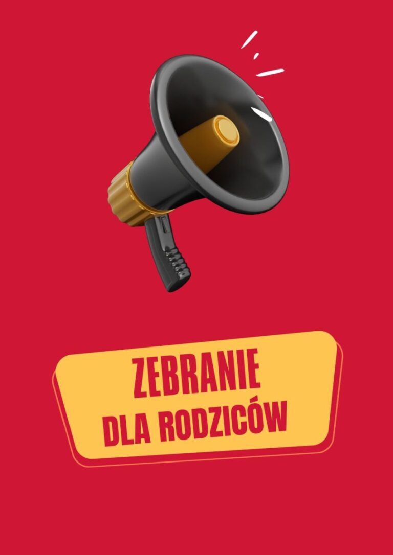 Spotkanie organizacyjne dla rodziców.